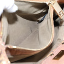 FENDI Zucca Canvas Mia Shoulder Bag Gold Pink 8BR615 Auth 207248SAM-22