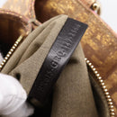 FENDI Zucca Canvas Mia Shoulder Bag Gold Pink 8BR615 Auth 207248SAM-11
