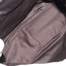 Miu Miu Matelasse Tote Bag Leather Gray Gold Tone Auth 207249A-11