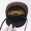 Bottega Veneta INTRECCIATO Shoulder Bag Leather Green Red Gold tone Auth 207251A-11