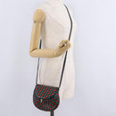 Bottega Veneta INTRECCIATO Shoulder Bag Leather Green Red Gold tone Auth 207251A-24