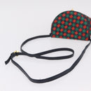 Bottega Veneta INTRECCIATO Shoulder Bag Leather Green Red Gold tone Auth 207251A-7