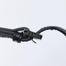 FENDI Zucchino Canvas Mamma Baguette Shoulder Bag Black 8BT075 Auth 207257A-9