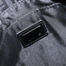 FENDI Zucchino Canvas Mamma Baguette Shoulder Bag Black 8BT075 Auth 207257A-23