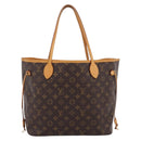 LOUIS VUITTON Monogram Neverfull MM Tote Bag M40156 LV Auth 207259V-13