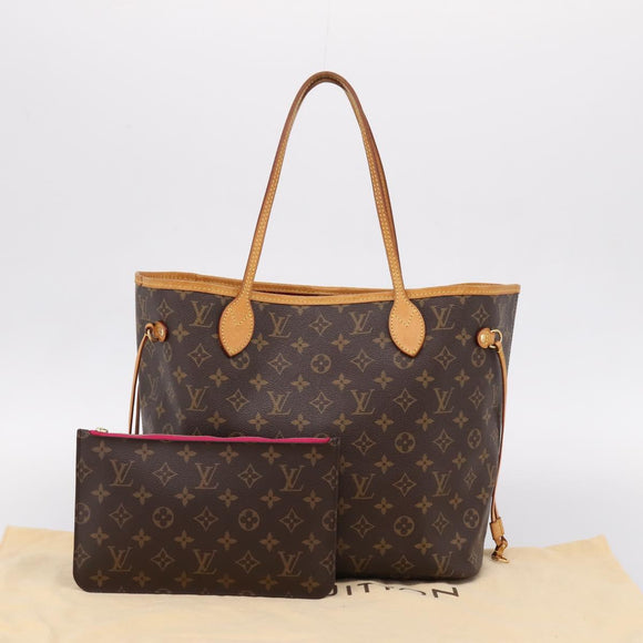 LOUIS VUITTON Monogram Neverfull MM Tote Bag M40156 LV Auth 207259V