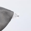 Miu Miu Gathered Chain Shoulder Bag Leather Beige Silver Auth 207262V-11