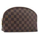 LOUIS VUITTON Damier Ebene Pochette Cosmetic GM Pouch N23345 LV Auth 207263V-1