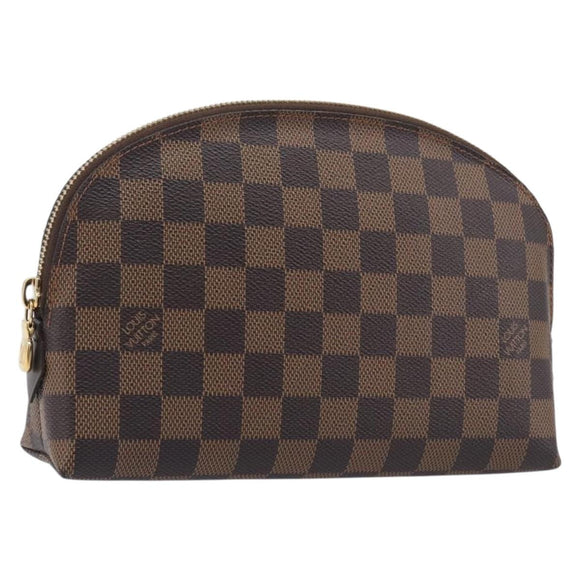 LOUIS VUITTON Damier Ebene Pochette Cosmetic GM Pouch N23345 LV Auth 207263V