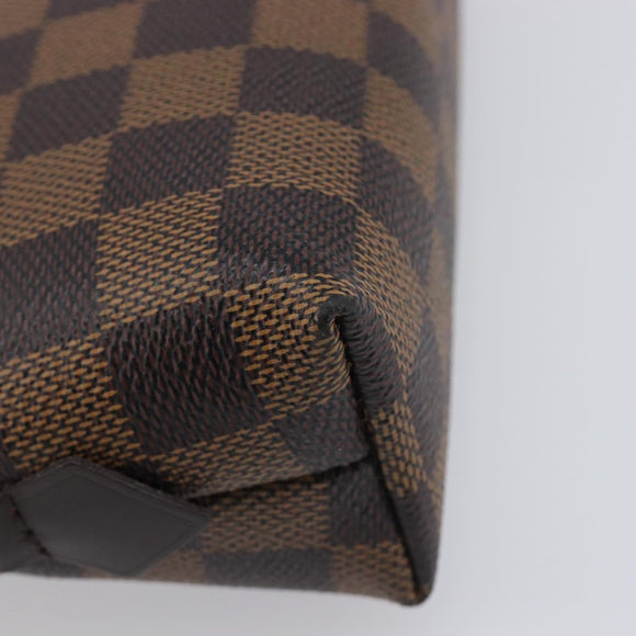 LOUIS VUITTON Damier Ebene Pochette Cosmetic GM Pouch N23345 LV Auth 207263V