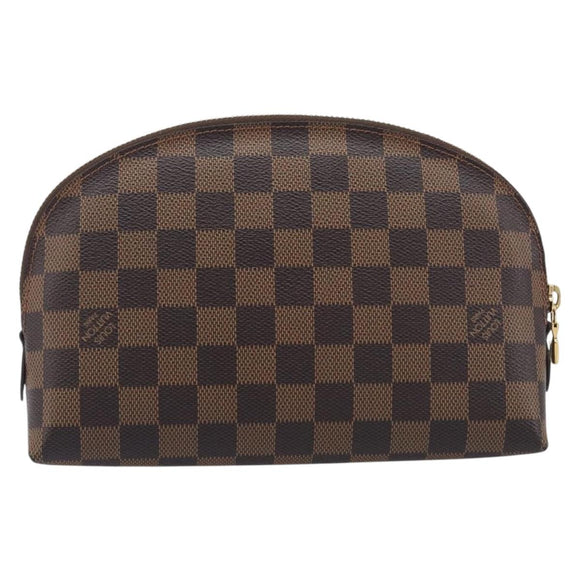 LOUIS VUITTON Damier Ebene Pochette Cosmetic GM Pouch N23345 LV Auth 207263V