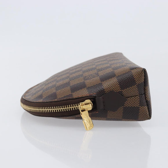 LOUIS VUITTON Damier Ebene Pochette Cosmetic GM Pouch N23345 LV Auth 207263V