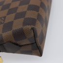 LOUIS VUITTON Damier Ebene Pochette Cosmetic GM Pouch N23345 LV Auth 207263V-14