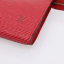 LOUIS VUITTON Epi Pochette Accessoires Accessory Pouch Red M52987 LV Auth 207264-10