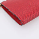 LOUIS VUITTON Epi Pochette Accessoires Accessory Pouch Red M52987 LV Auth 207264-11