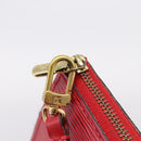 LOUIS VUITTON Epi Pochette Accessoires Accessory Pouch Red M52987 LV Auth 207264-15