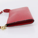 LOUIS VUITTON Epi Pochette Accessoires Accessory Pouch Red M52987 LV Auth 207264-4
