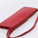 LOUIS VUITTON Epi Pochette Accessoires Accessory Pouch Red M52987 LV Auth 207264-6
