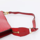 LOUIS VUITTON Epi Pochette Accessoires Accessory Pouch Red M52987 LV Auth 207264-8