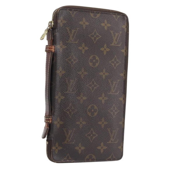LOUIS VUITTON Monogram Organizer De Voyage Travel Case M60119 LV Auth 207265