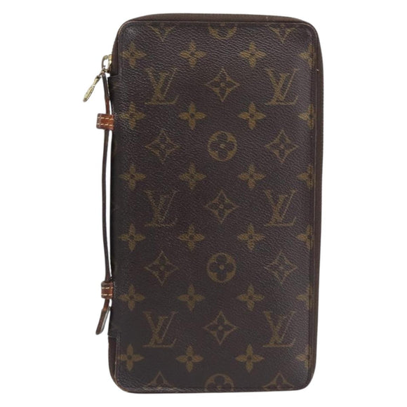 LOUIS VUITTON Monogram Organizer De Voyage Travel Case M60119 LV Auth 207265