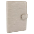 LOUIS VUITTON Epi Agenda PM Day Planner Cover White R2005J LV Auth 207266A-1
