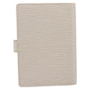LOUIS VUITTON Epi Agenda PM Day Planner Cover White R2005J LV Auth 207266A-2