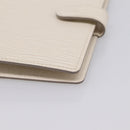 LOUIS VUITTON Epi Agenda PM Day Planner Cover White R2005J LV Auth 207266A-7