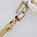 LOUIS VUITTON Monogram Multicolor Kate Clutch Bag White M55212 LV Auth 207267V-13