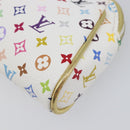 LOUIS VUITTON Monogram Multicolor Kate Clutch Bag White M55212 LV Auth 207267V-8