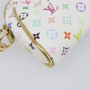 LOUIS VUITTON Monogram Multicolor Kate Clutch Bag White M55212 LV Auth 207267V-9