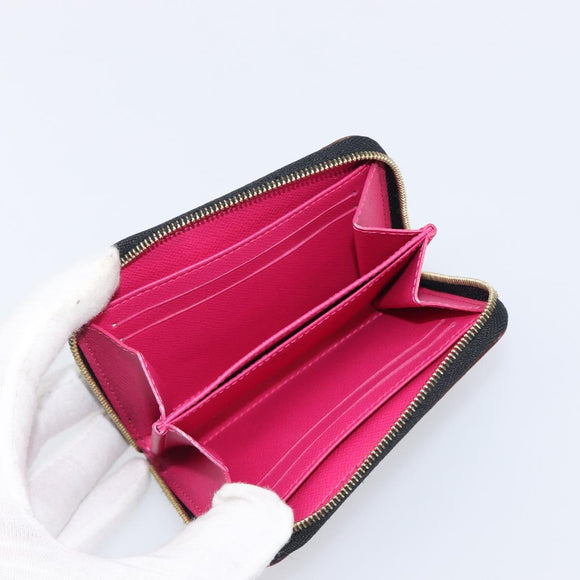LOUIS VUITTON Monogram Multicolor Zippy Coin Purse Black M93740 LV Auth 207268V