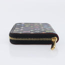 LOUIS VUITTON Monogram Multicolor Zippy Coin Purse Black M93740 LV Auth 207268V-4