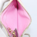 LOUIS VUITTON Monogram Multicolor Pochette Cles NM White M93734 LV Auth 207269-16