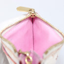 LOUIS VUITTON Monogram Multicolor Pochette Cles NM White M93734 LV Auth 207269-20