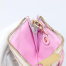 LOUIS VUITTON Monogram Multicolor Pochette Cles NM White M93734 LV Auth 207269-18
