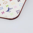 LOUIS VUITTON Monogram Multicolor Pochette Cles NM White M93734 LV Auth 207269-14