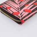 LOUIS VUITTON Monogram Jungle Dot Zippy Wallet Red M41908 LV Auth 207271M-17