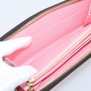 LOUIS VUITTON Monogram Jungle Dot Zippy Wallet Red M41908 LV Auth 207271M-9