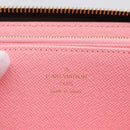 LOUIS VUITTON Monogram Jungle Dot Zippy Wallet Red M41908 LV Auth 207271M-23