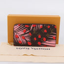 LOUIS VUITTON Monogram Jungle Dot Zippy Wallet Red M41908 LV Auth 207271M-12