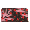 LOUIS VUITTON Monogram Jungle Dot Zippy Wallet Red M41908 LV Auth 207271M-2