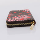 LOUIS VUITTON Monogram Jungle Dot Zippy Wallet Red M41908 LV Auth 207271M-3