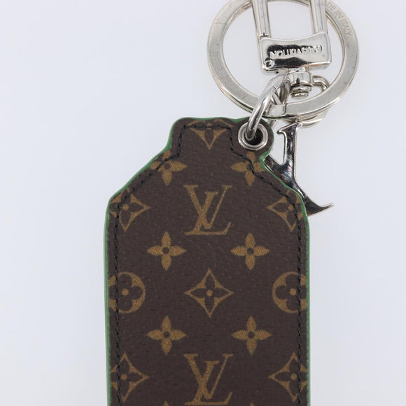 LOUIS VUITTON Monogram Porte Cles LV Painted Charm Leather MP3384 Auth 207273M