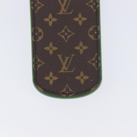 LOUIS VUITTON Monogram Porte Cles LV Painted Charm Leather MP3384 Auth 207273M