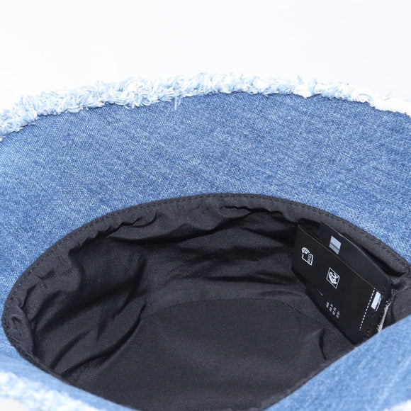 Miu Miu Bucket Hat Denim Blue Auth 207275M