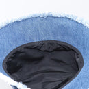 Miu Miu Bucket Hat Denim Blue Auth 207275M-12