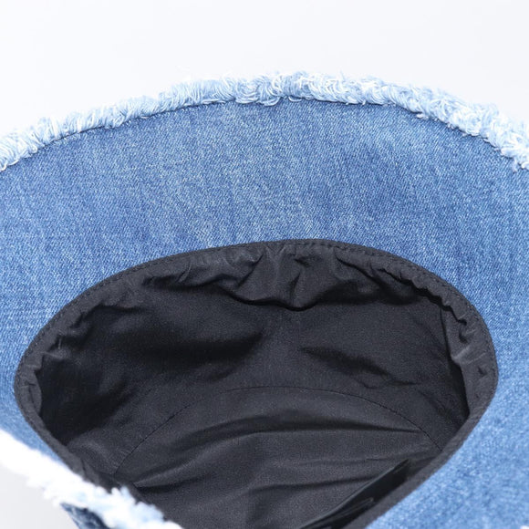 Miu Miu Bucket Hat Denim Blue Auth 207275M