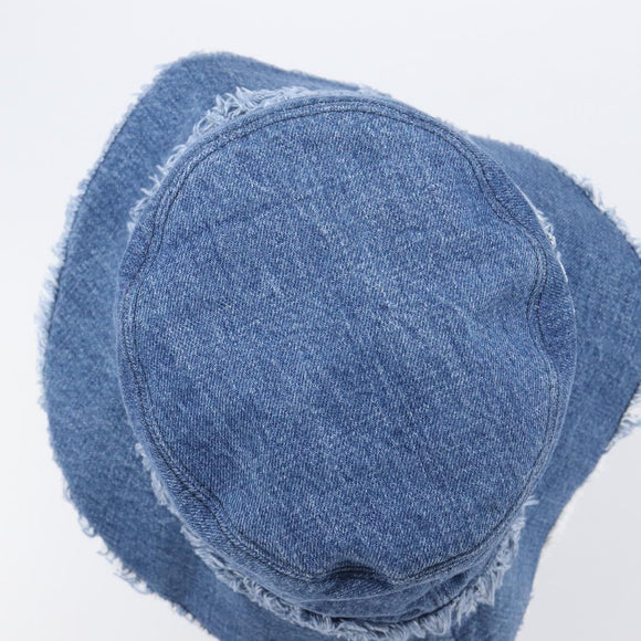 Miu Miu Bucket Hat Denim Blue Auth 207275M