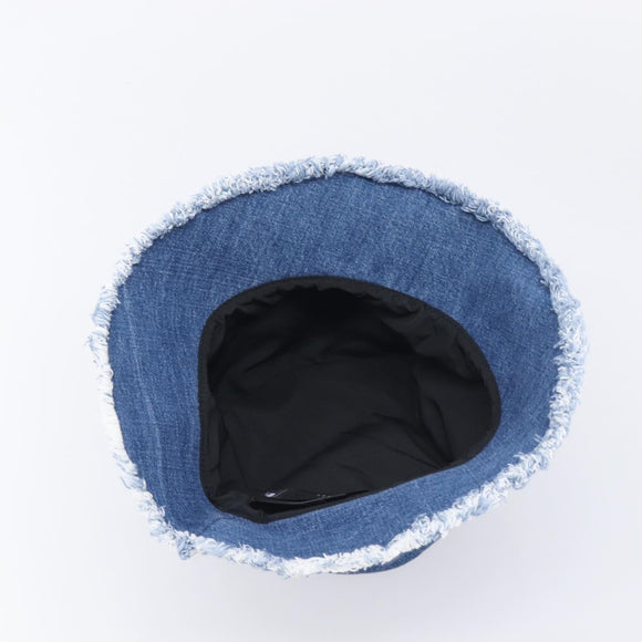 Miu Miu Bucket Hat Denim Blue Auth 207275M